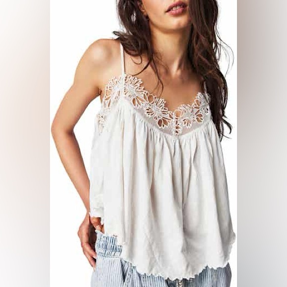 Free People Tops - Free People Melanie Lace Tank
